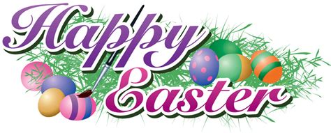 happy easter clip art free printable