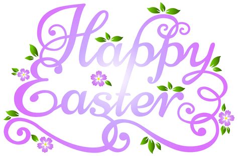 happy easter clipart no background