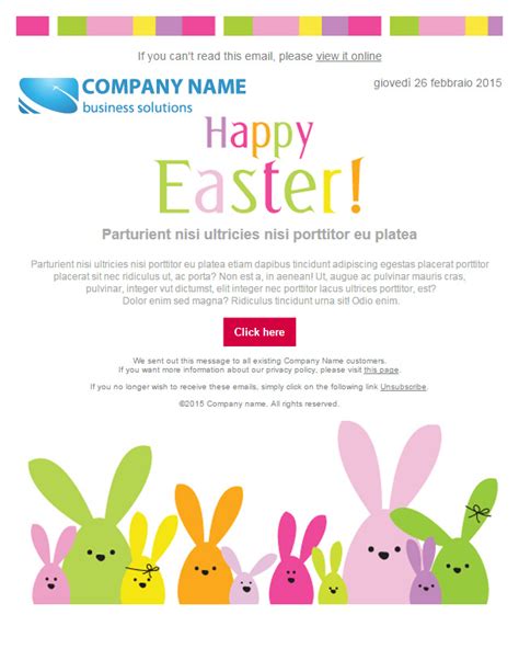 happy easter email to employees