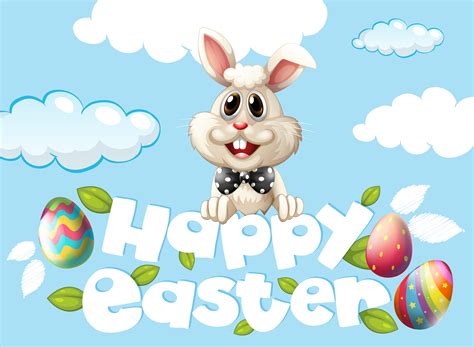 happy easter free printable card