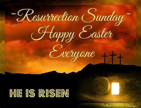 happy easter resurrection day