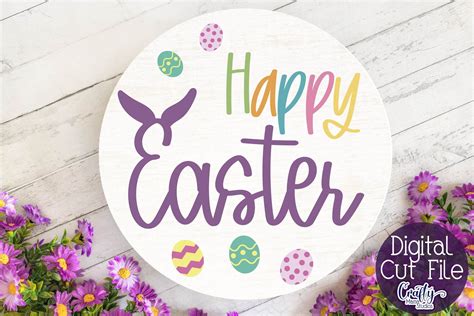 happy easter sign writing easy