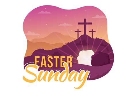 happy easter sunday design