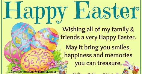 happy easter to family and friends