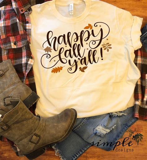 happy fall yall shirt