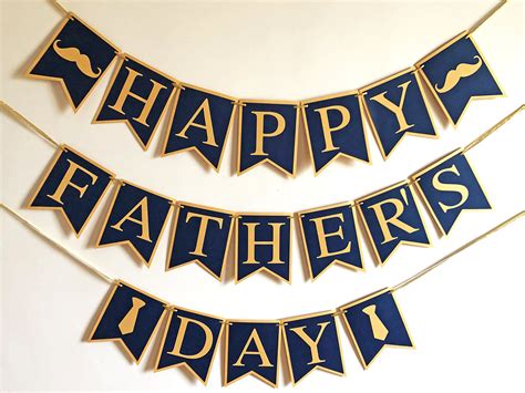 happy fathers day banner svg