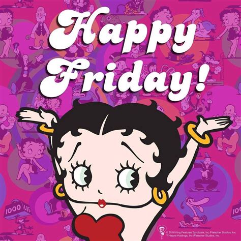 happy friday images with betty boop