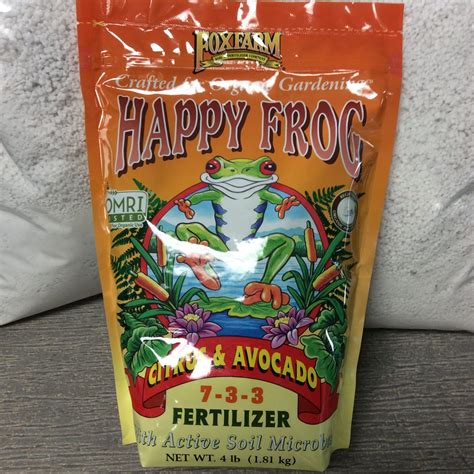 happy frog citrus and avocado fertilizer