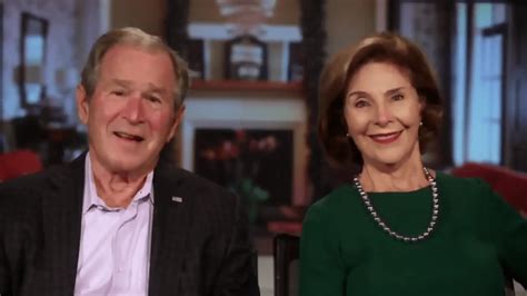 happy holidays from george and laura's bush