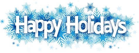 happy holidays graphic png