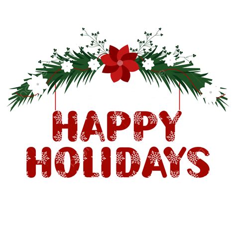 happy holidays images free png