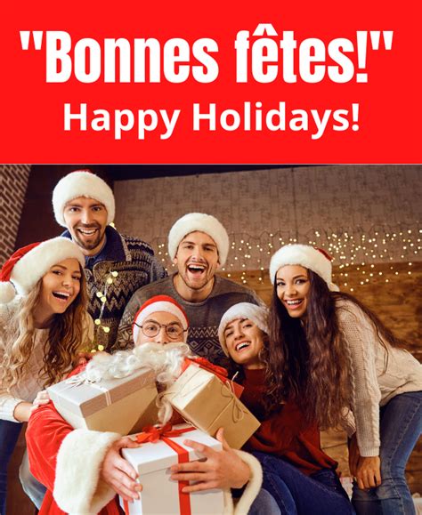 happy holidays in french canadian