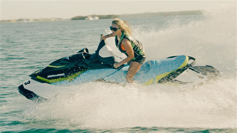 happy jetskiing
