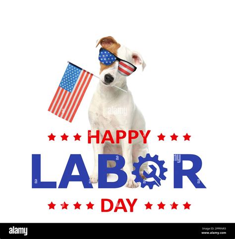 happy labor day dog