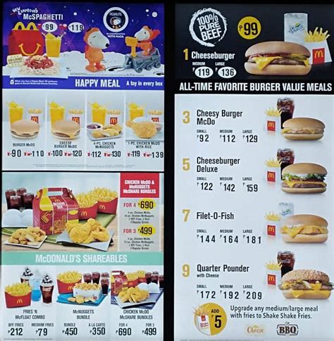 happy meal mcdonald's price philippines