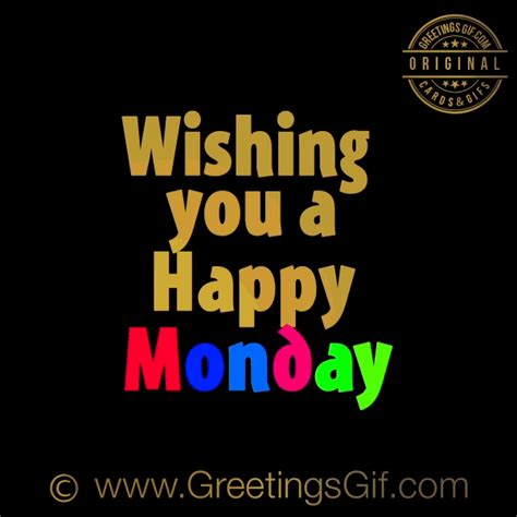 happy monday animated