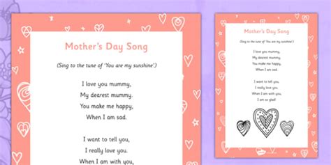 happy mother's day song for kids lyrics