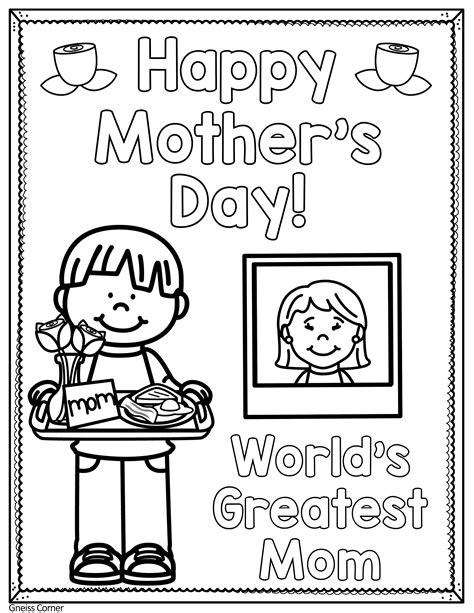 happy mother's day worksheet