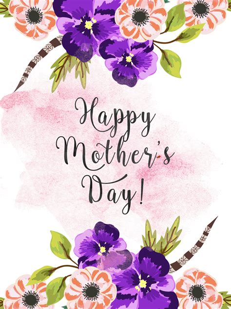 happy mothers day card free printable