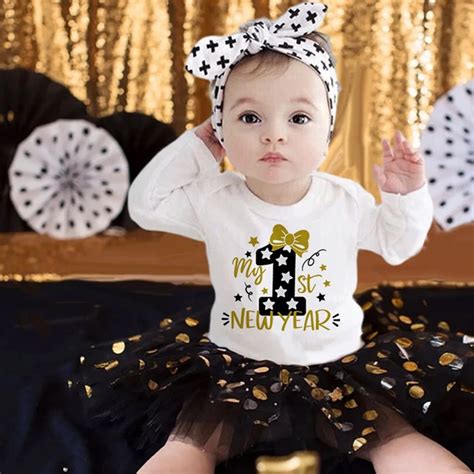 happy new year baby girl outfit