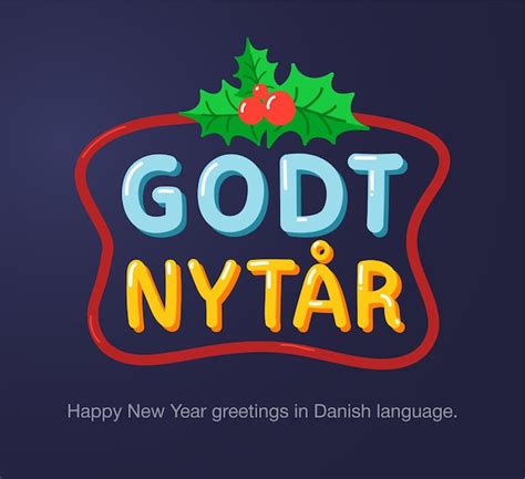 happy new year in danish language
