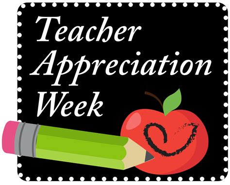 happy teacher appreciation week clipart free