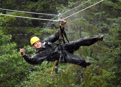happy zipliners alaska