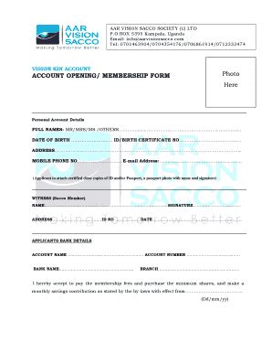 harambee sacco membership form