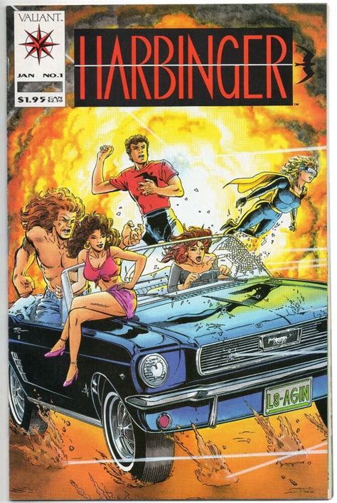 Harbinger 1 Valiant Comics 1992 Jim Shooter 1st Harbingers with coupon