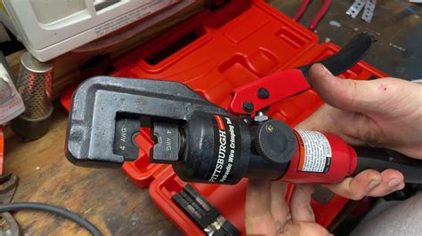 REVIEW Harbor Freight Hydraulic Crimper YouTube