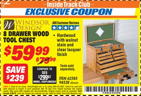 Harbor Freight Coupon Code Tool Chest