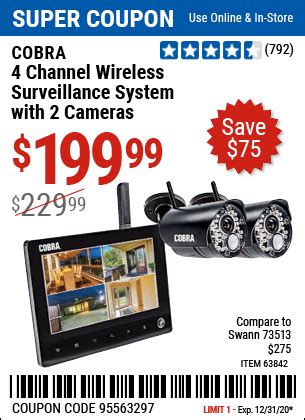 Harbor Freight Security Cameras With Monitor
