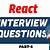 hard react interview questions