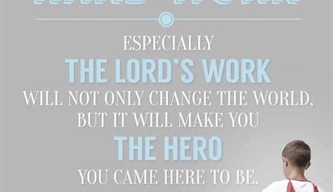 Hard Work Lds Quotes Daily Quote For Your Dreams Mormon Channel