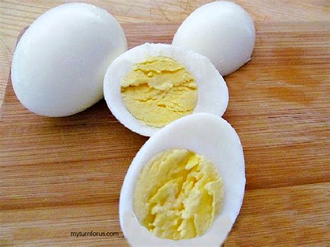Hard Boiled Eggs Without Yolk