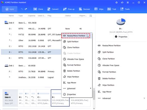 Hard Disk Partition Resize Tool