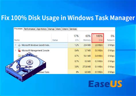 Hard Disk Usage Is 100