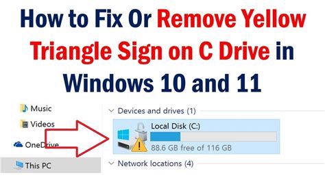 Hard Drive Has Exclamation Point