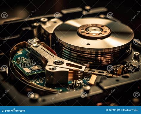 Hard Drive Spinning Platters