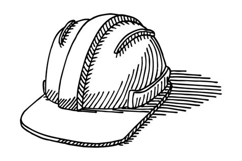 Hard Hat Black And White