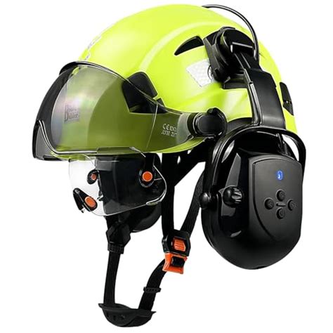 Hard Hat With Bluetooth Speaker