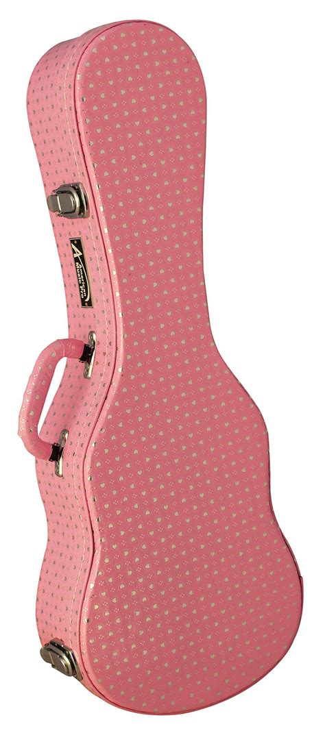 hard pink concert ukulele case