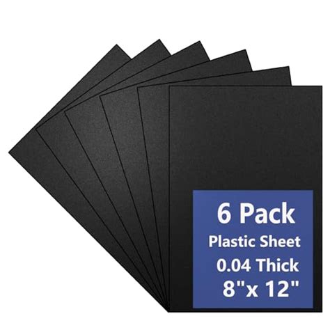 Hard Plastic Sheets Black