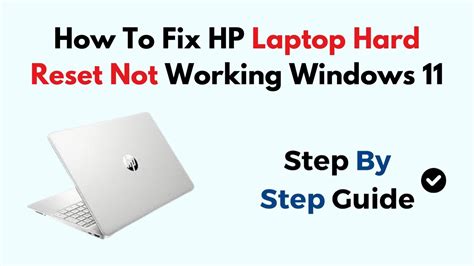 hard reset not working laptop
