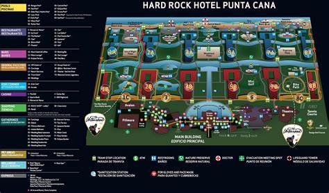 hard rock punta cana map of rooms
