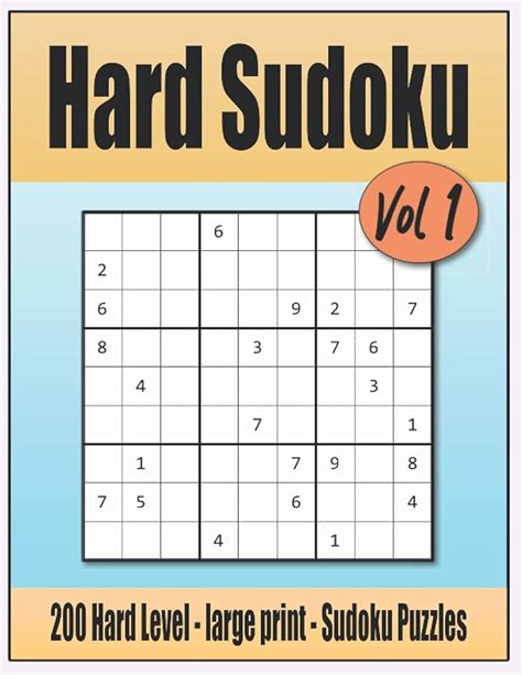 Hard Sudoku Printable Large