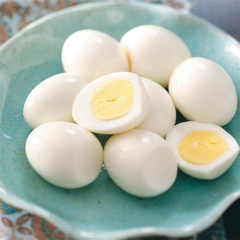 Hard-boiled eggs