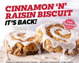 hardees cinnamon biscuits