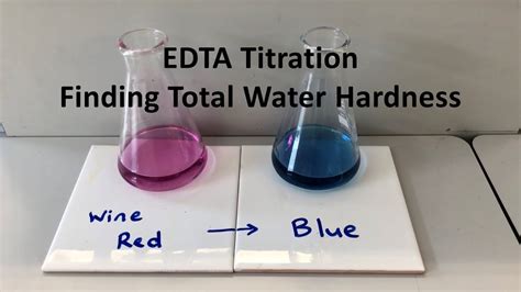 Hardness Of Water Using Titration