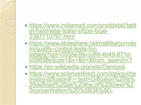 Hardness Test For Tablets Slideshare